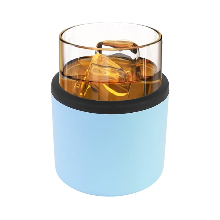 11oz Tumbler wiski terisolasi stainlen steel kayu unik