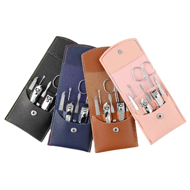 2024 Profesional baru 7-Pieces Mini Manicure Set Kit Kit Set