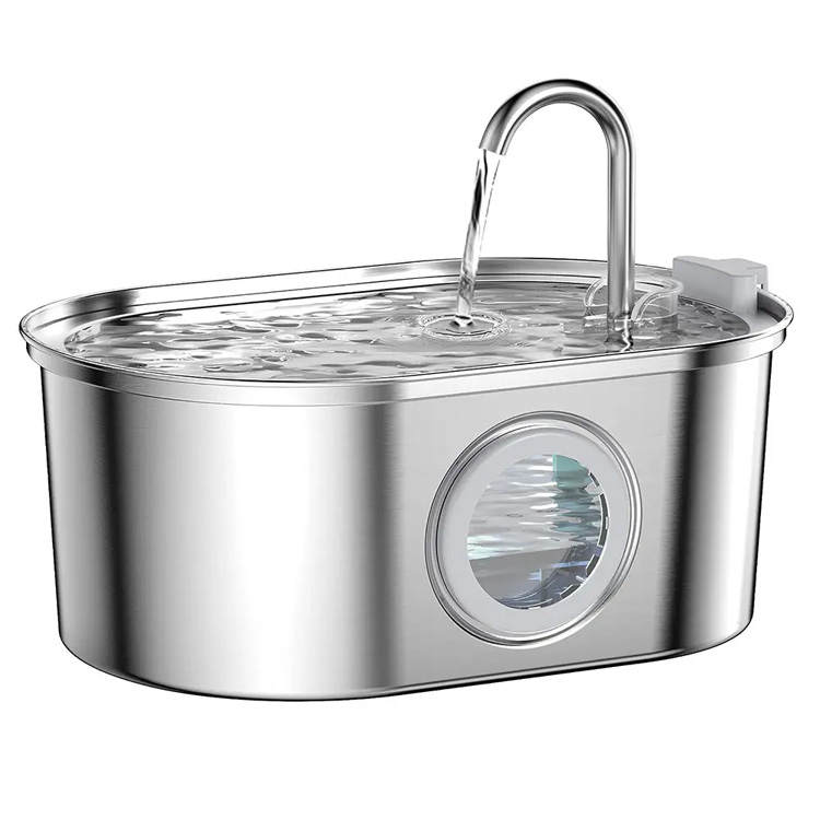 3.2L Pet Fountain 304 Stainless Steel Meminum Pet Fountain
