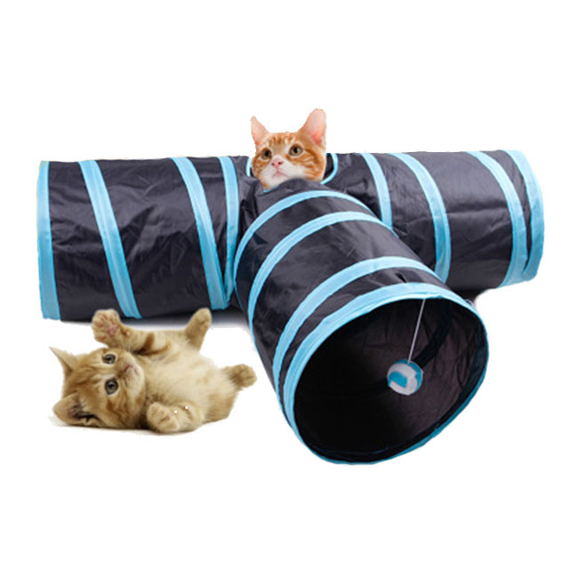 3 Way Cat Tunnel Dilipat