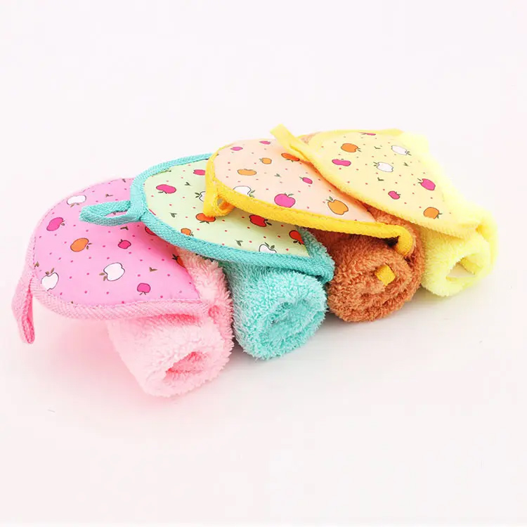 Penyerap microfiber microfiber karang beludru gantung tangan handuk