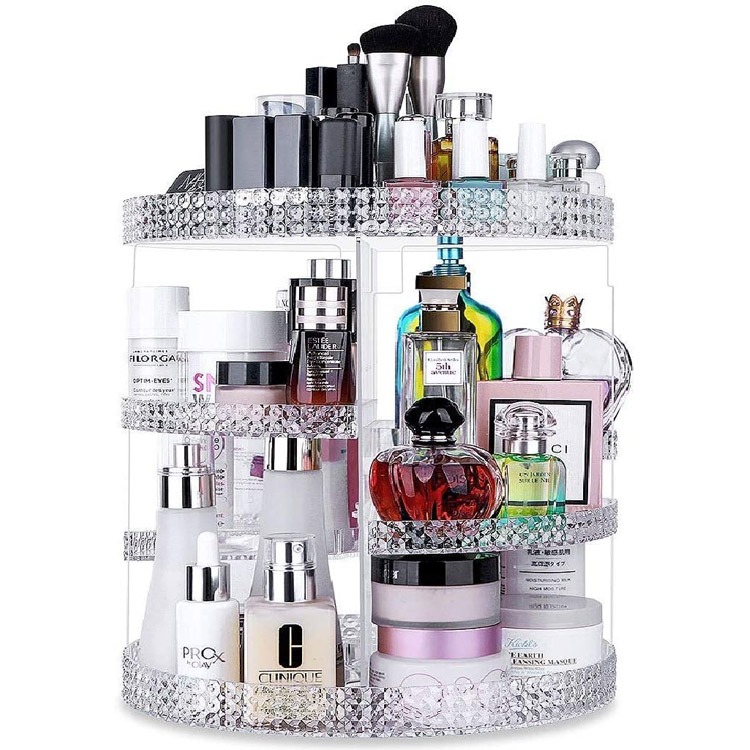 Acrylic Rotating Kosmetik Makeup Storage Organizer