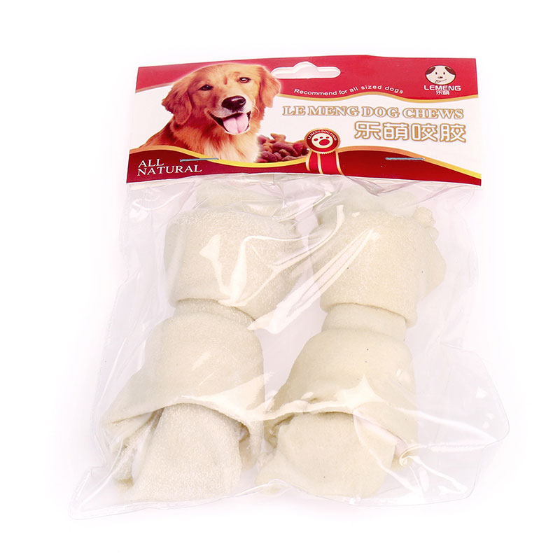 Dog Chew Rawhide Knotted Bone