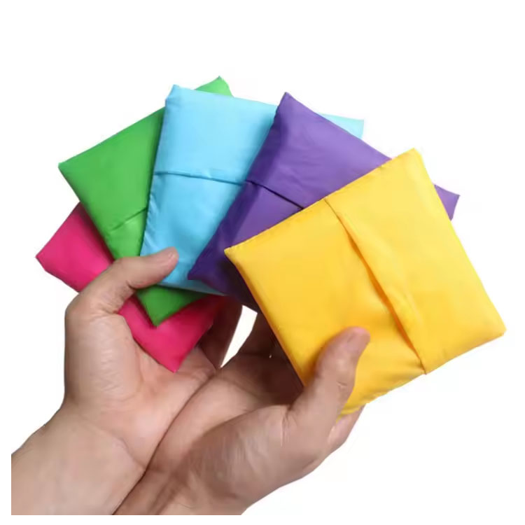 Eco-Friendly Carry Portable Polyester Tote Nylon Recycle Bag