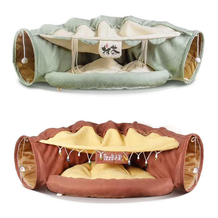 Pabrik Penjualan Langsung Terowongan Kucing Bed Interactive Tunnel Toy Tube