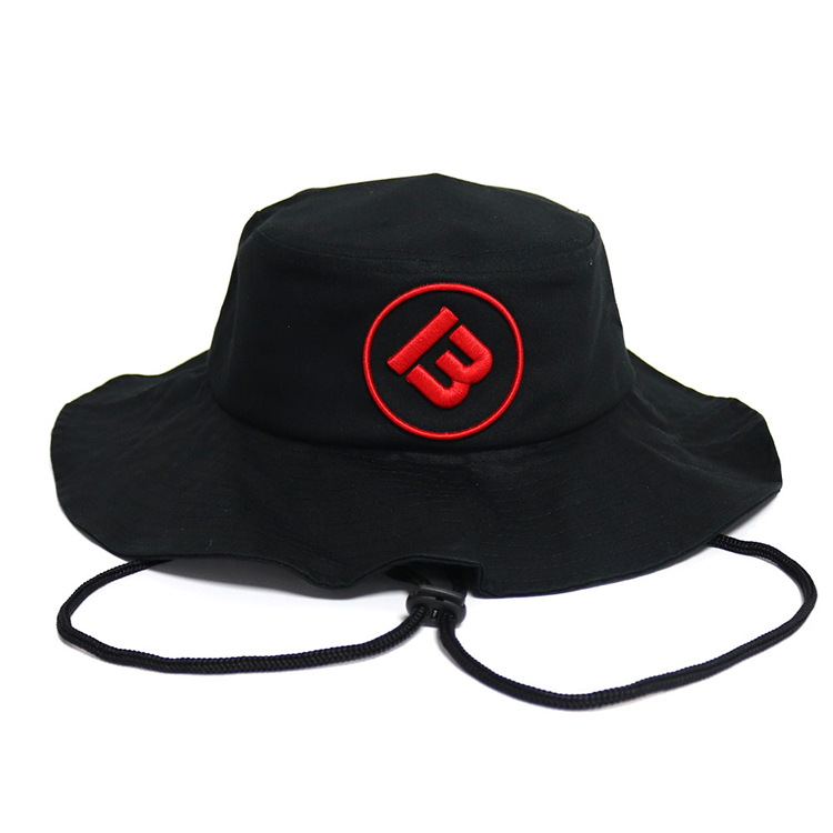 Topi pelindung UV Langsung dari Pabrik Tali Penahan Angin Perbatasan Lebar