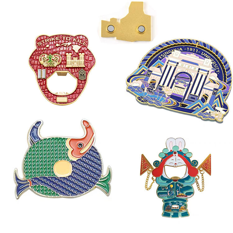 Magnet Kulkas Logam Berkilau Magnet Kulkas Promosi