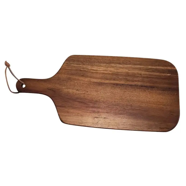 Gantungan papan pemotongan papan steak papan tulis kayu kosong