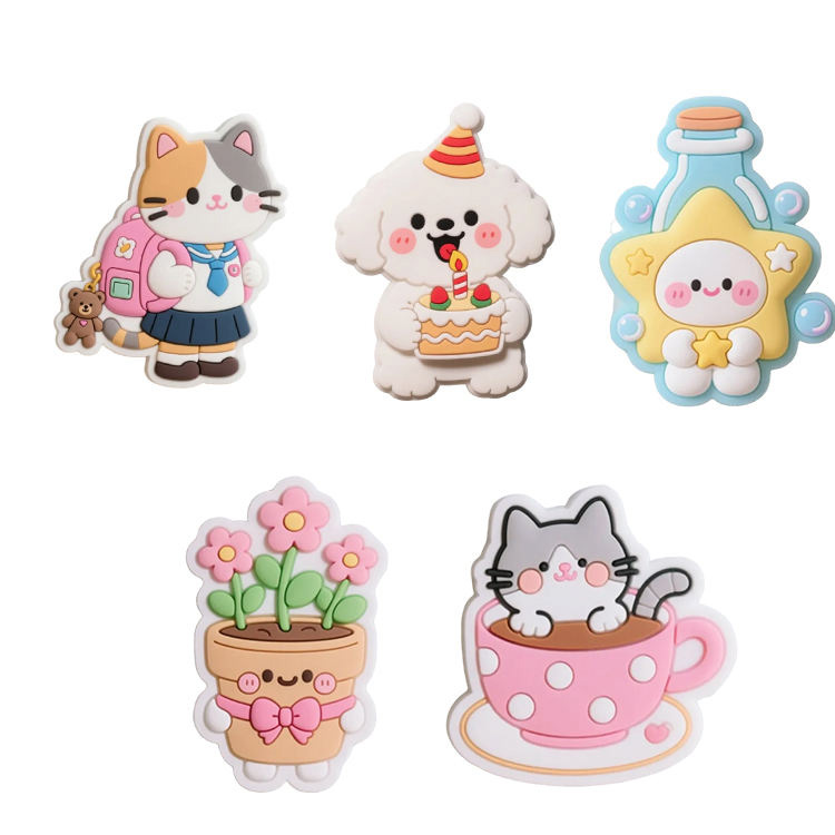 Magnet Kulkas PVC Desain Kustom Souvenir Dekorasi Rumah