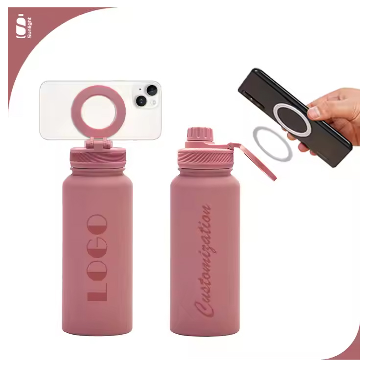 Ide 2025 Logo Kustom Botol Flask Minum Waterbottle