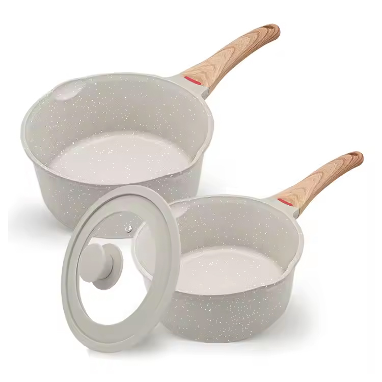 Panci Sup Mini Panci Panci Persiapan 1.5QT & 1.8QT Saus wajan