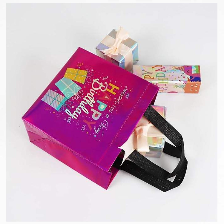 Tas Ulang Tahun Non-Anyaman Berkoordinasi Warna Multi-Ukuran