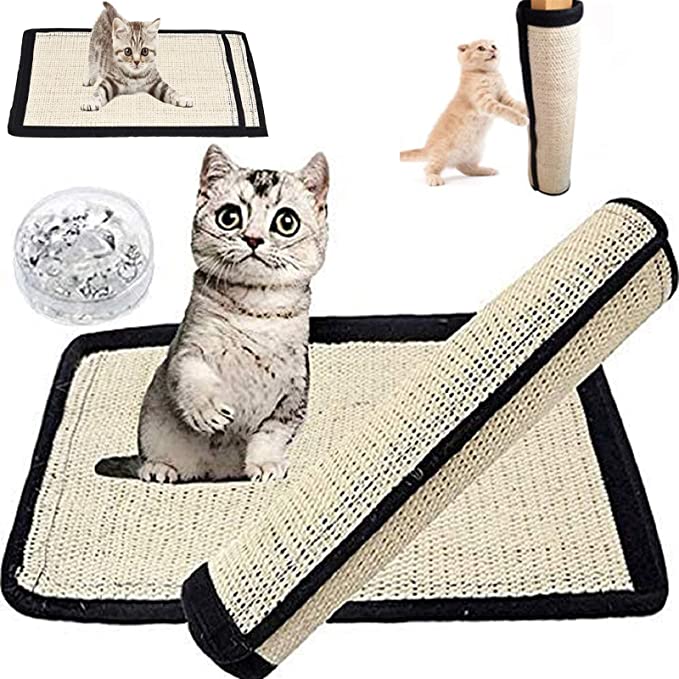 Karpet Gores Lantai Alami Sisal Cat Scratch Mat