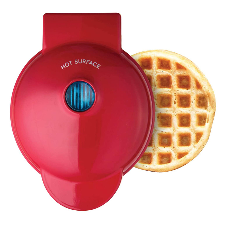 Non-Stick Mudah Dibersihkan Stainless Steel Mini Waffle Maker