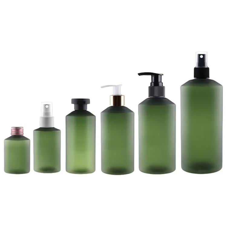 Botol Shampo Toner Hijau Hijau Miring