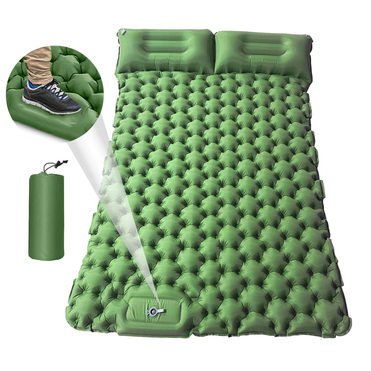 Kasur Berkemah Ganda Tebal 10cm Portabel Luar Ruangan