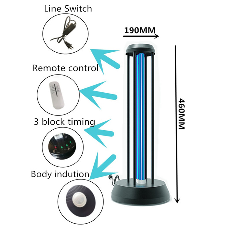 Lampu Pembasmi Kuman UV Disinfeksi Ozon