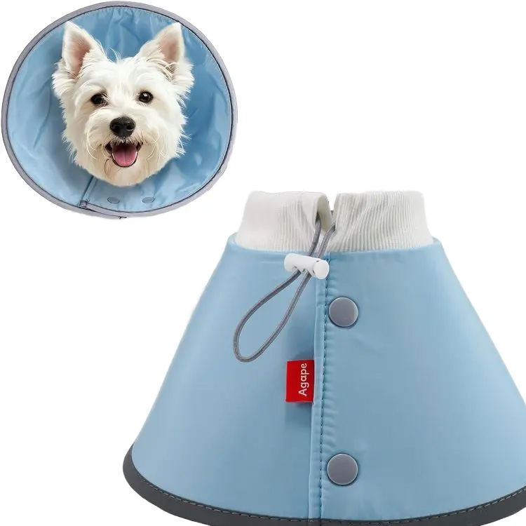 Pet e-collar berkekuatan tinggi EVA Desain Nyaman untuk Pemulihan
