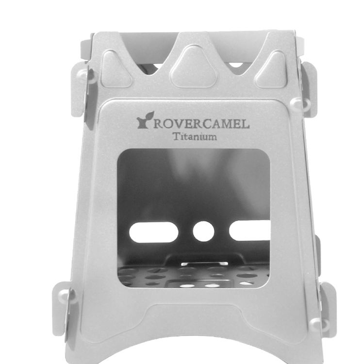 Kompor Kayu Berkemah Portabel Pembakar Kayu Titanium