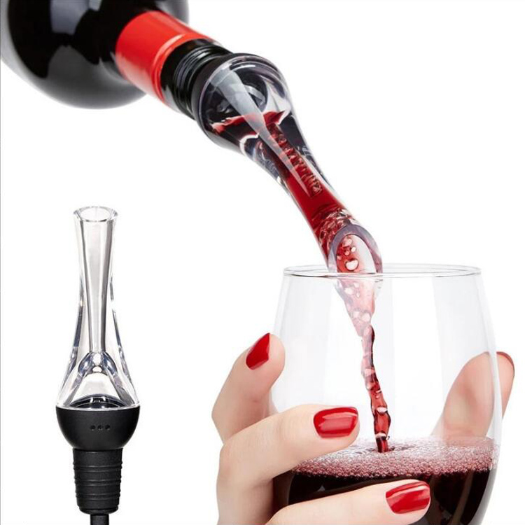 Premium Aerating Spout Wine Aerator Pourer dengan Stopper