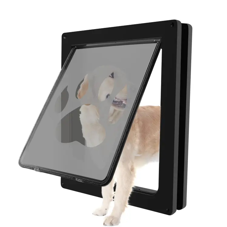 Penutup keamanan dan magnetic flap pet gate dog dog flap door