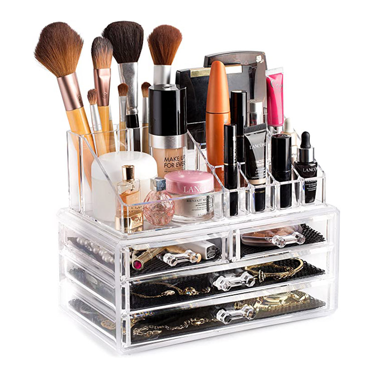 Stackable Acrylic Kosmetik Storage Box Makeup Organizer