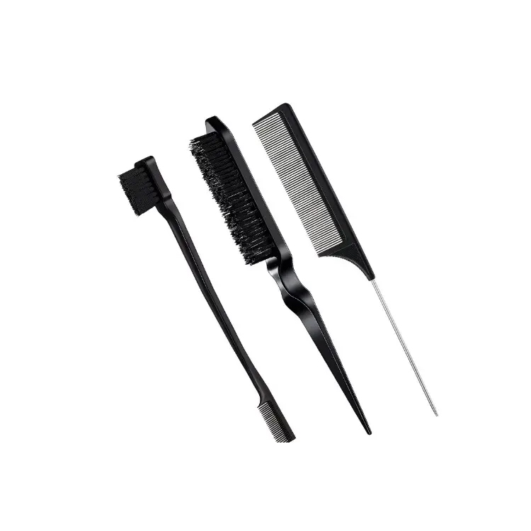 Grosir 3 PCS Sikat Set Ganda Sisir Ekor Tikus Sisi Ganda