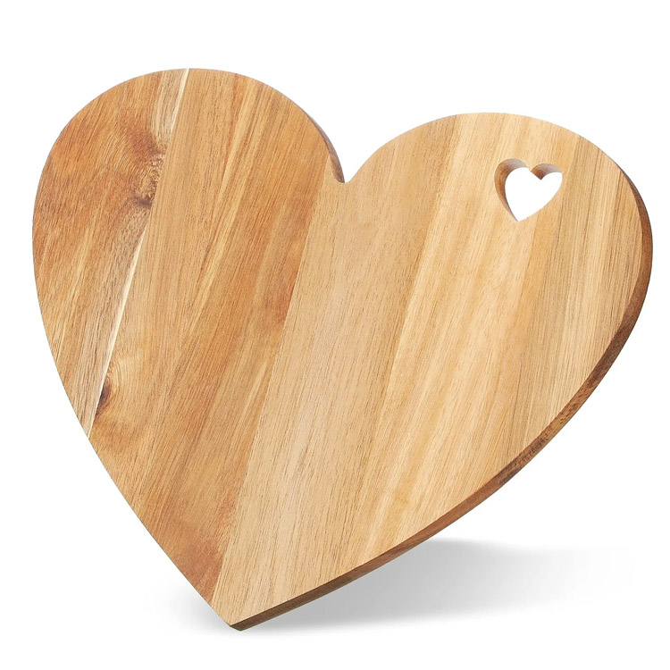 Wood Love Berbentuk Keju Deli Board Cutting Board Wood